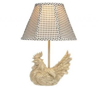Classic Rooster Lamp with Shade by Valerie —