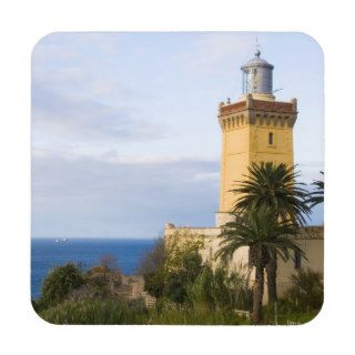 Tangier Morocco lighthouse at Cap Spartel Drink Coasters