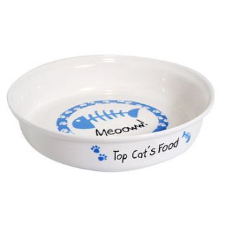 personalised pet dog/cat bowl by the contemporary home