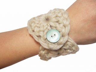 chunky crochet bracelet by rose sharp jones