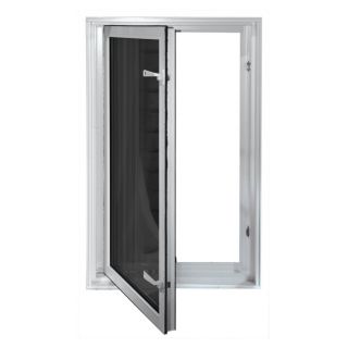 Wellcraft 27 1/2 in x 45 1/2 in White Double Pane Rectangle New Construction Egress Swing Window