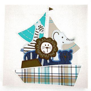 all in the same boat canvas by the nursery blind company
