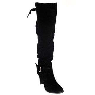 DimeCity Women's 'Mackay' Heels Over Knee Boots DimeCity Boots