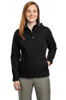 Port Authority   Ladies Reliant Hooded Jacket 4XL (Black)