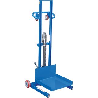 Vestil Low-Profile Lite Load Lift with Hydraulic (Foot Pump) Operation, Model# LLPH-500-FW  Foot Operated Load Lifts
