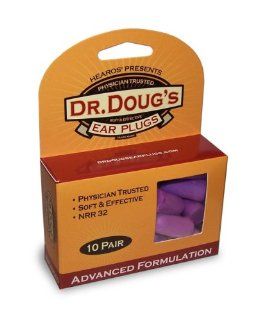 Dr. Doug's Advanced Ear Plugs, 10 Pair (Pack of 4) Health & Personal Care