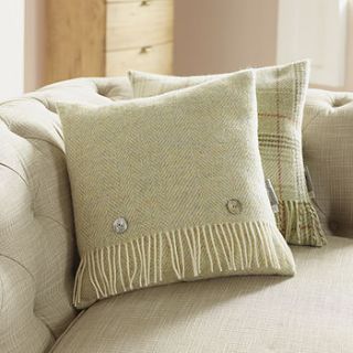 herringbone cushion by the wool room