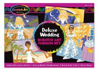Melissa & Doug Deluxe Wedding Scratch Art Set Toys & Games