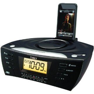 Timex T435B /CD Line In 8 Color Clock Radio  Players & Accessories