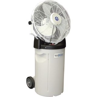 Schaefer VersaMist Misting Fan with Cart — 18in., 2600 CFM, Model# PVM18C  Evaporative Misting Fans