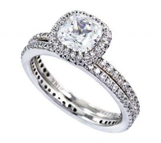 Epiphany Diamonique 2.50 ct tw 2 pc. Bridal Ring Set —