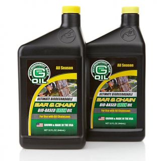 G Oil 2 pack Ultimate Biodegradable Bar and Chain Oil