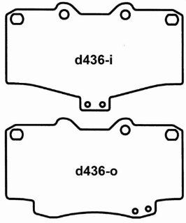 Wagner ZX436 Quickstop Semi Metallic Disc Brake Pad Set Automotive