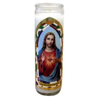 Corazon de Jesus Jar Candle, Vanilla Scent
