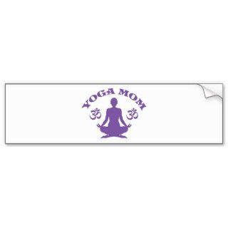 Yoga Mom Bumper Stickers