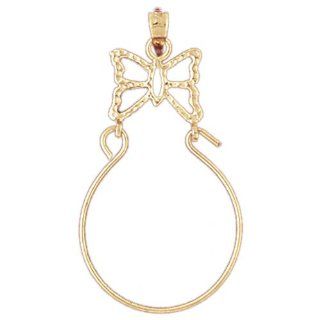 CleverEve's 14K Gold Pendant Charm Holder 1.1   Gram(s) CleverEve Jewelry