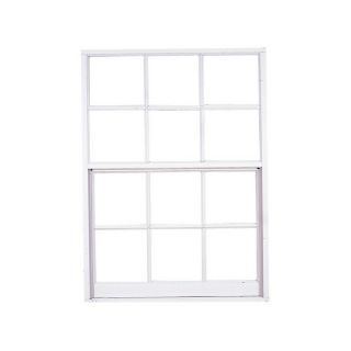 West Palm 2500 Series Aluminum Single Pane Replacement Single Hung Window (Fits Rough Opening 38 in x 39.375 in; Actual 37 in x 38.375 in)