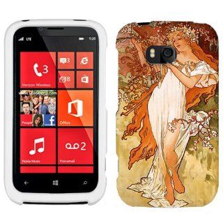 Nokia Lumia 822 Alfons Mucha Spring Hard Case Phone Cover Cell Phones & Accessories