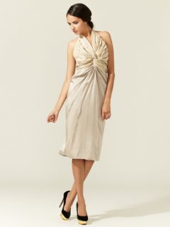 Twisted Top Halter Dress by Zac Posen