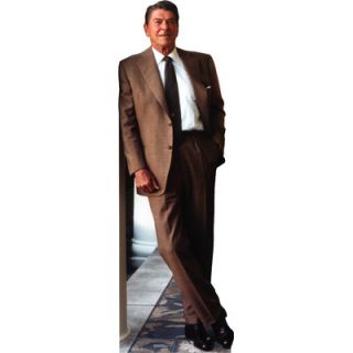 Advanced Graphics President Ronald Reagan in Brown Suit Life Size