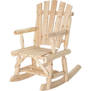 Cedar/Fir Log Adirondack Rocker, Model# T-24N339MB  Chairs