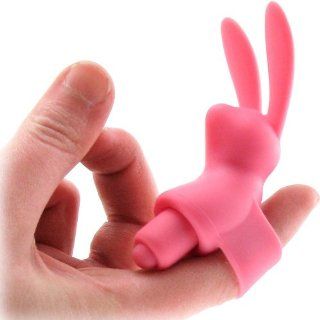 Flirt Finger Tingle Bunny   Wireless Pure Silicone Waterproof Vibe, Romantic Pink Health & Personal Care