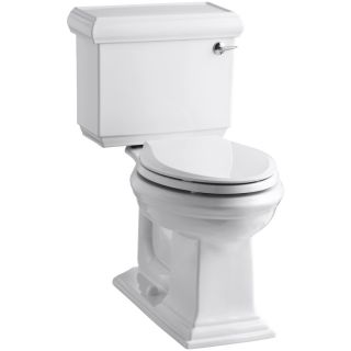 KOHLER Memoirs White 1.28 GPF (4.85 LPF) 12 in Rough In WaterSense Elongated 2 Piece Comfort Height Toilet