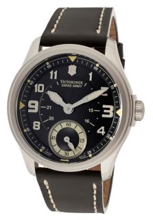 Swiss Army 241377  Watches,Mens Infantry Vintage Mechanical Black Dial Black Leather, Casual Swiss Army Mechanical Watches