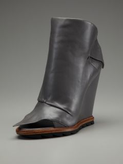 Witch Wedge & Saw Sole Ankle Boot by Camilla Skovgaard