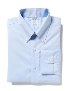 Classic Fit Button Collar Dress Shirt by Brooks Brothers