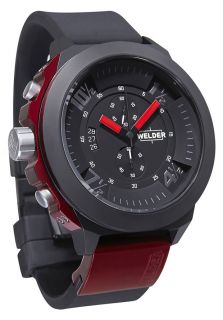 Welder K33 9301  Watches,Mens K33 Black Dial Black Rubber, Casual Welder Quartz Watches