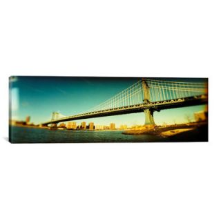 iCanvasArt Brooklyn Bridge, Manhattan, New York City, New York State