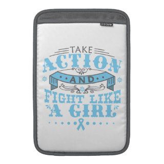 Thyroid Disease Take Action Fight Like A Girl Sleeve For MacBook Air