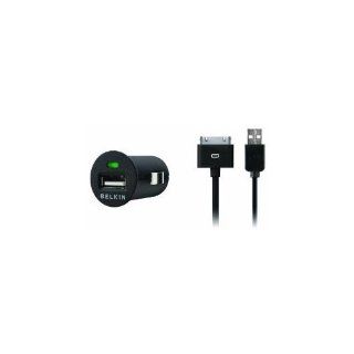 Belkin F8Z446ttP iPhone 4/4S 1 AMP Car Charger   Original OEM   Car Charger   Retail Packaging   Black Cell Phones & Accessories