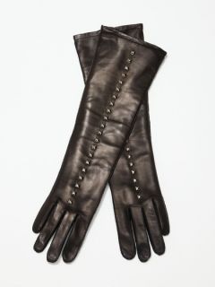 Stud Long Leather Gloves by Urstadt Swan
