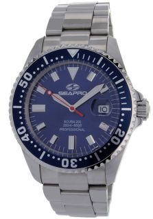 Seapro 2AA131103  Watches,Mens Blue Dial Silver Stainless Steel, Casual Seapro Automatic Watches