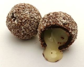 lola coconut truffles by martin's chocolatier