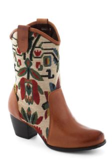 Tapestry Dance Boot  Mod Retro Vintage Boots