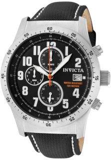 Invicta 1315  Watches,Mens Specialty/Military II Chronograph Black Dial Black Techno, Chronograph Invicta Quartz Watches