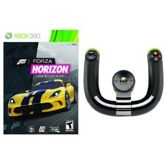 Forza Horizon Limited Edition and Xbox 360 Wireless Speed Wheel Bundle Video Games