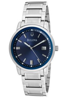 Bulova 96B160  Watches,Mens Highbridge Blue Dial Stainless Steel, Casual Bulova Quartz Watches