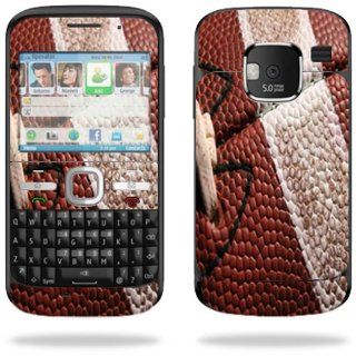 MightySkins Protective Skin Decal Cover for Nokia E5 E5 00 Cell Phone Sticker Football Cell Phones & Accessories