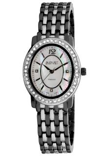 August Steiner AS8043TTB  Watches,Womens White Mother of Pearl Dial Two Tone Base Metal, Casual August Steiner Quartz Watches