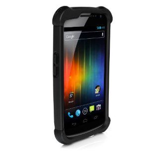 Ballistic SA0789 M005 Soft Gel Case for Samsung Galaxy Nexus   1 Pack   Carrying Case   Retail Packaging   Black Silicone/Black TPU/Black PC Cell Phones & Accessories