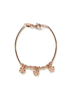 Rose Gold Butterfly Charm Bracelet by Deana Dean