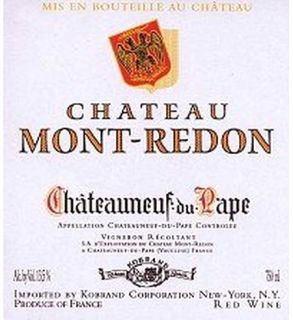 Chateau Mont redon Chateauneuf du pape 2007 3.00L Wine