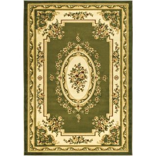 Safavieh 5 ft 3 in x 7 ft 6 in Green Floral Area Rug