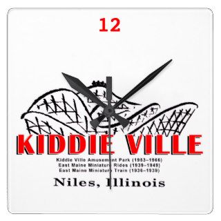 Kiddieville Amusement Park, Niles, Illinois Wallclock