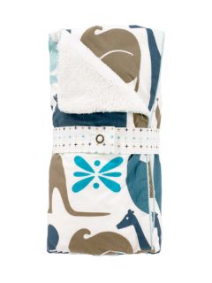 Gio Aqua Stroller Blanket by DwellStudio Kids