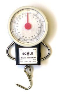 Eagle Claw 50 Pound Dial Scale with Tape Measure  Fish Scales  Sports & Outdoors